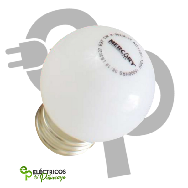 "IBL34 - BOMBILLO LED PINPON 1W E27 BLANCO"